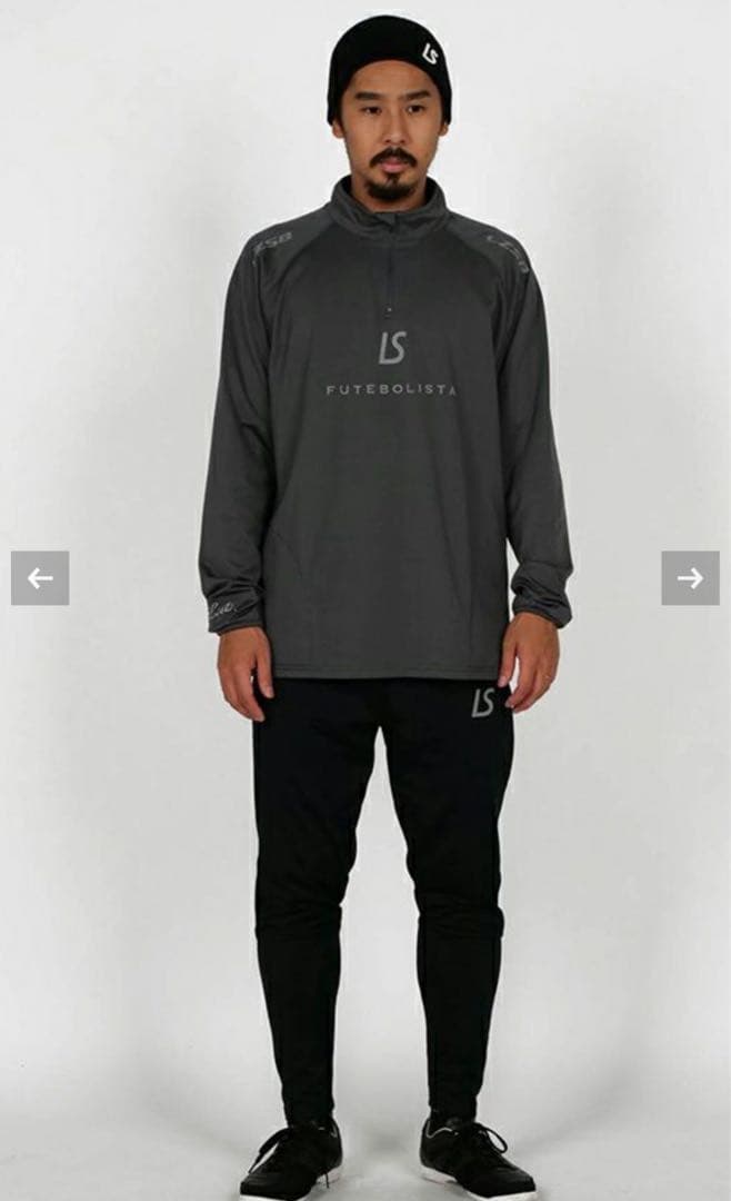 Luz ハーフジップ長袖シャツ パンツセットアップ