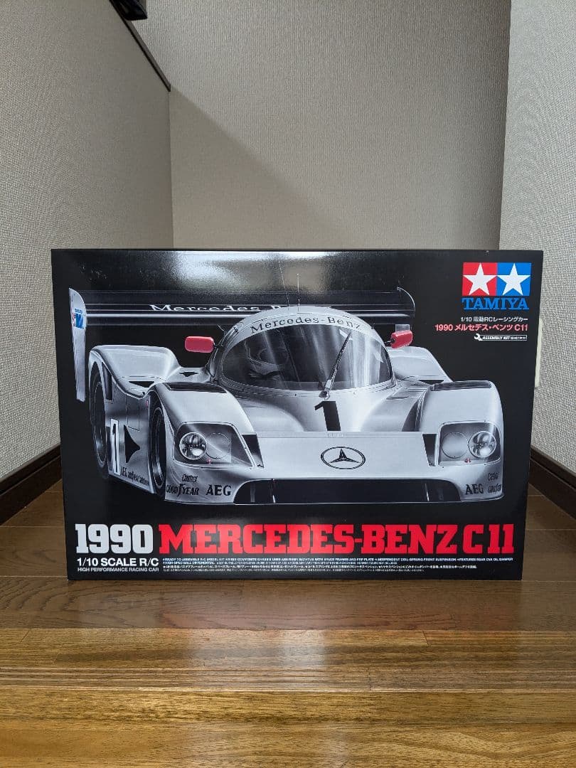 タミヤ　1/10電動RCレーシングカー　1990メルセデス・ベンツ　C11 新品