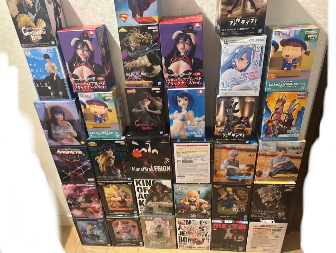 人気フィギュア 33個まとめ売り ドラゴンボール、ワンピース、呪術、美少女