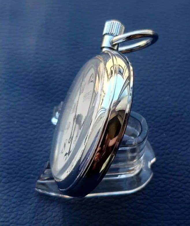 【稼働中・希少】SEIKO クォーツ 懐中時計 鉄道時計 国鉄 JR