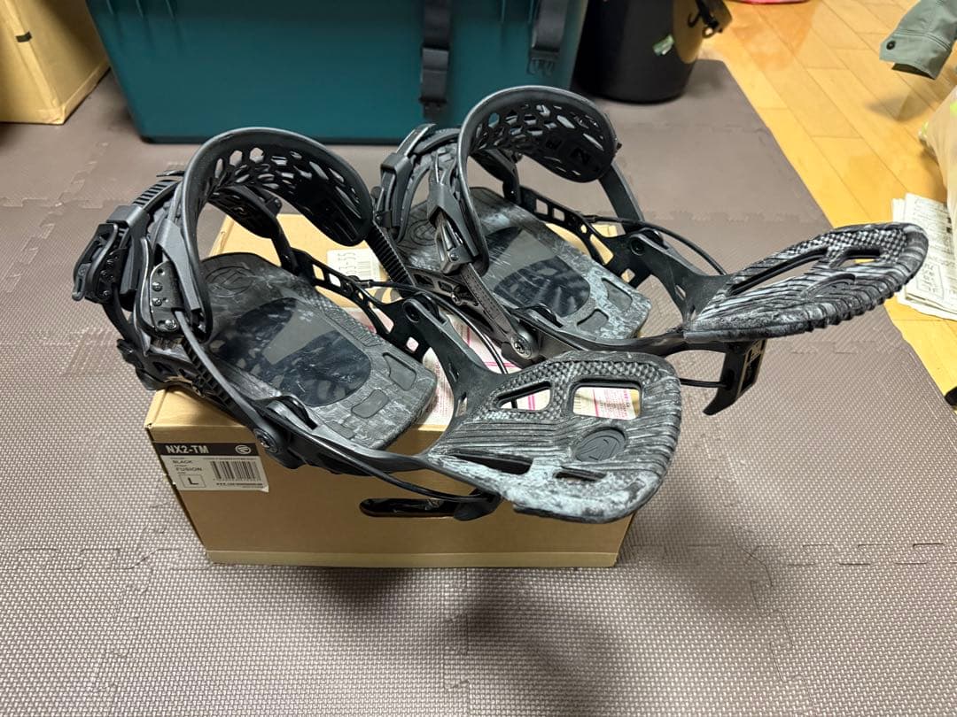FLOW NX2 Lサイズ スノーボードビンディング ブラック