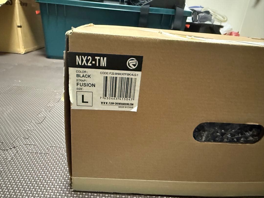 FLOW NX2 Lサイズ スノーボードビンディング ブラック