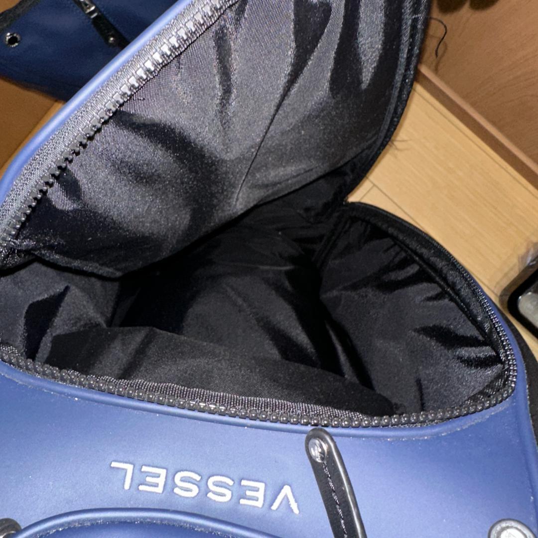 【美品】VESSEL Lux 7キャディバッグ 9型 IRIDIUM コースト