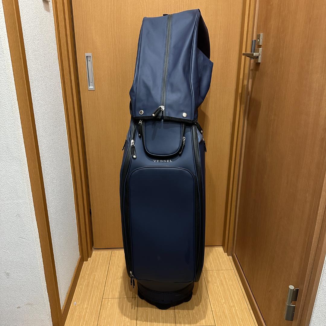 【美品】VESSEL Lux 7キャディバッグ 9型 IRIDIUM コースト
