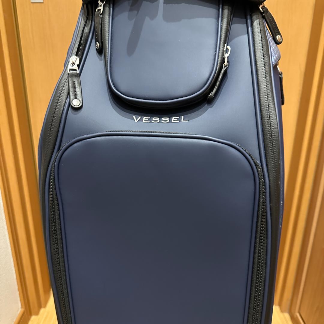 【美品】VESSEL Lux 7キャディバッグ 9型 IRIDIUM コースト