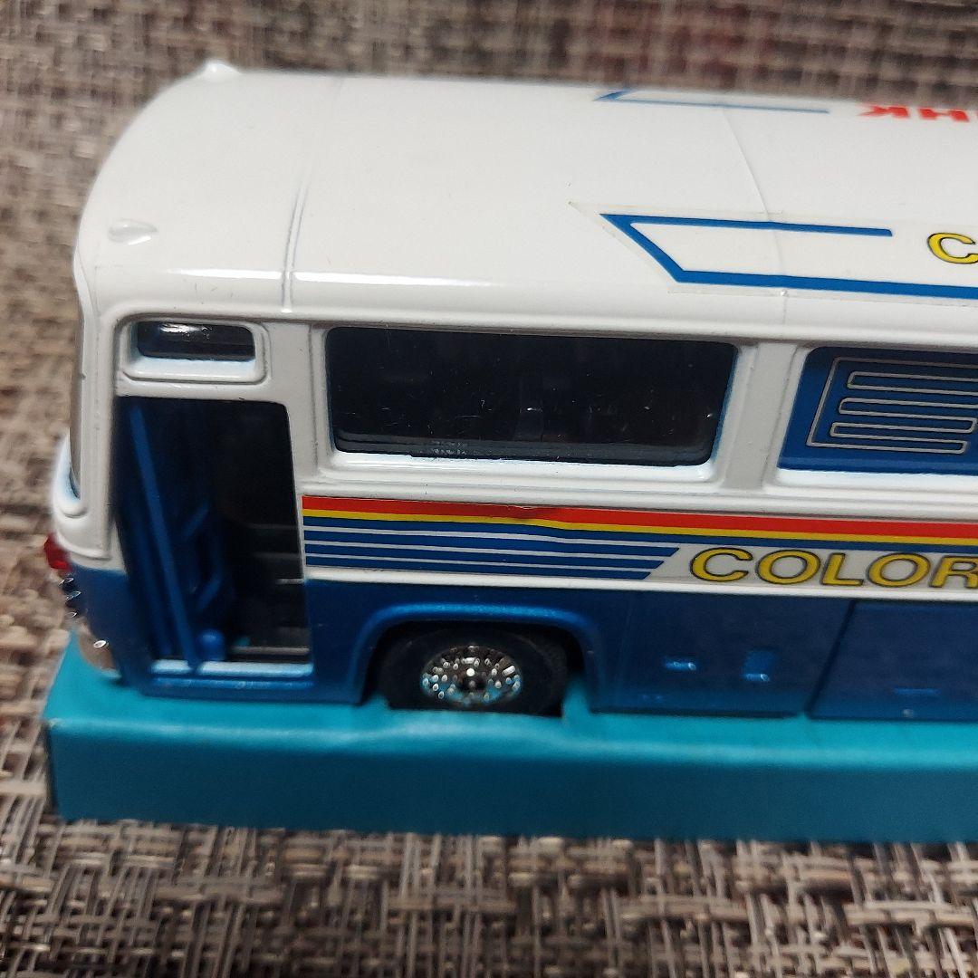 NHK カラーTVバス ミニカー 約15cm