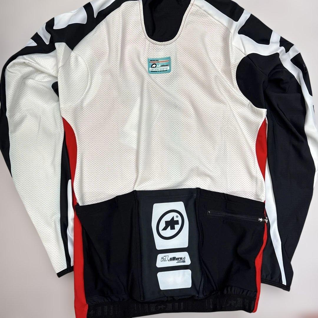 【新品】Assos サイクルジャージ 長袖 レッド