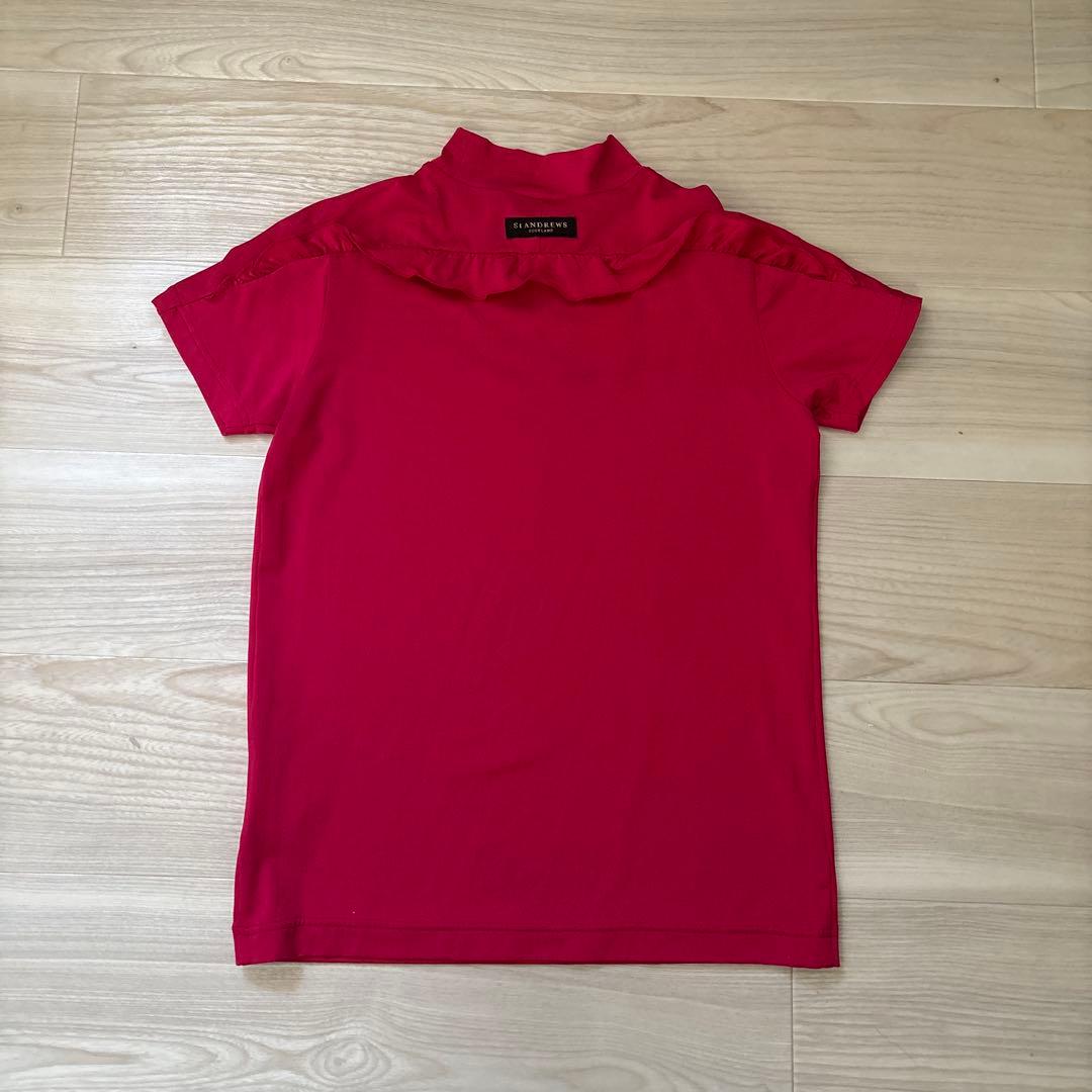 St Andrews レディース ハイネックシャツ ピンク　ゴルフウェア