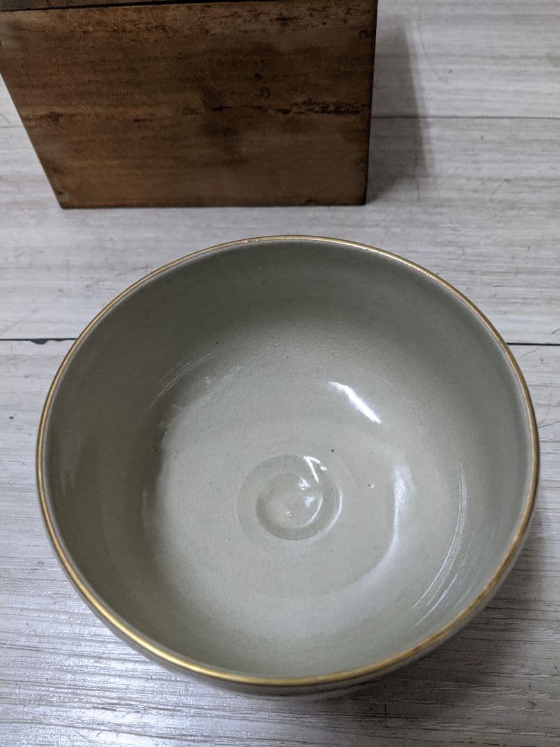 九谷焼  『三手抹茶碗』 茶道具 骨董 伝統工芸 共箱 本物保証未使用品