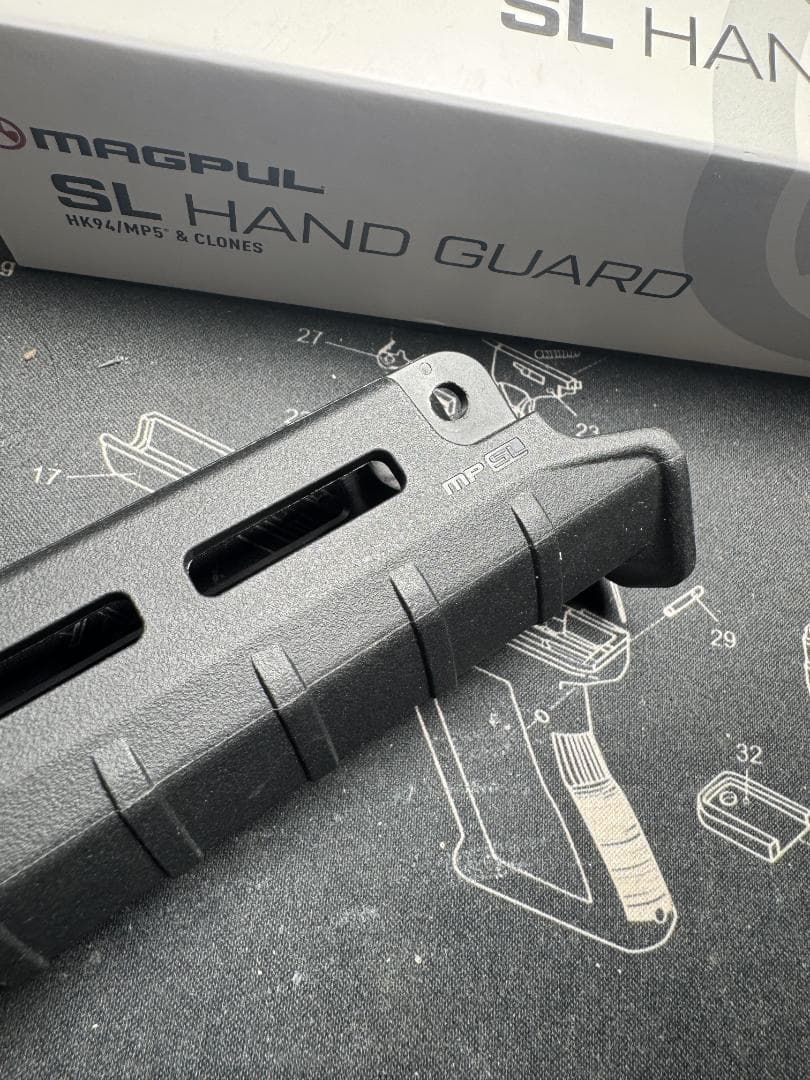 マグプル MAG1049 BK MAGPUL SL ハンドガード 次世代MP5