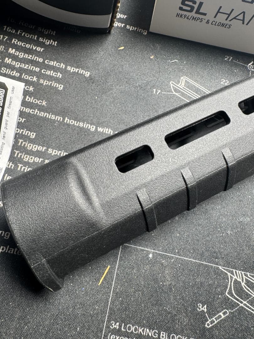 マグプル MAG1049 BK MAGPUL SL ハンドガード 次世代MP5