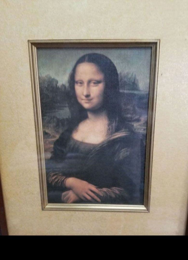 モナリザ レオナルドダ・ヴィンチ複製画油彩です