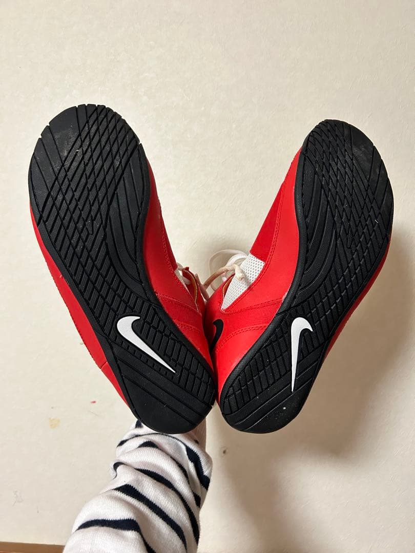 Nike ボクシングシューズ レッド/ホワイト【値下げ】
