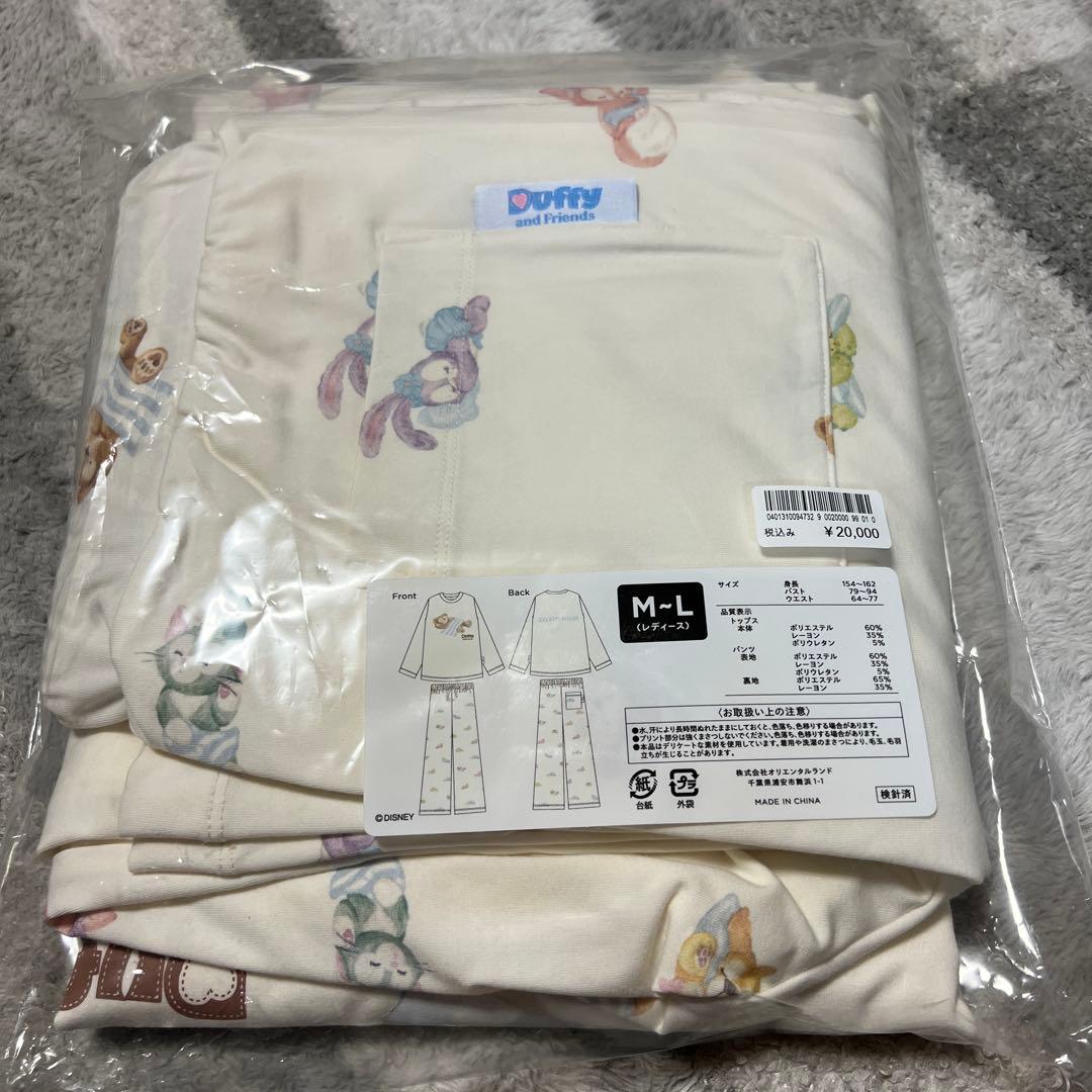 ジェラートピケ ジェラピケ ダッフィーフレンズ パジャマセット M-Lサイズ