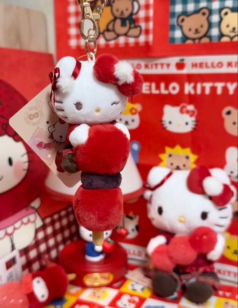 サンリオ北京限定　キティーご当地ぬいぐるみ北京　フルーツ飴シリーズ