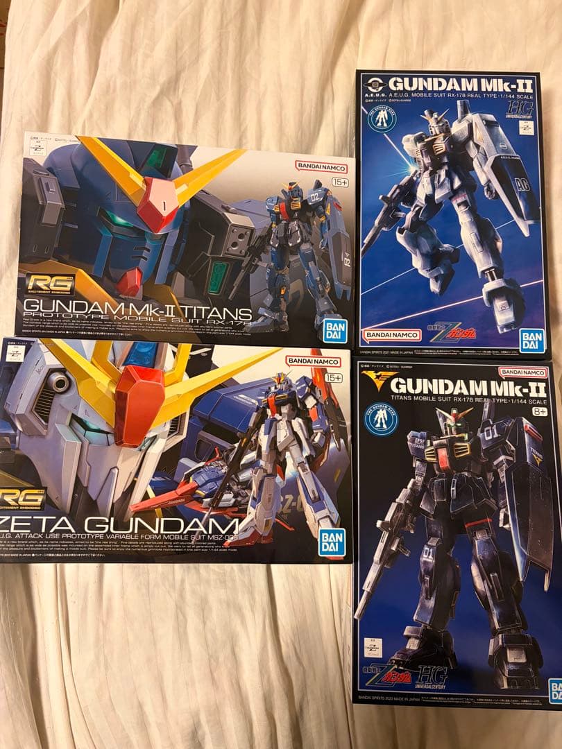 RG Zガンダム　ガンダムmkⅡ HG ガンダムmk IIセット