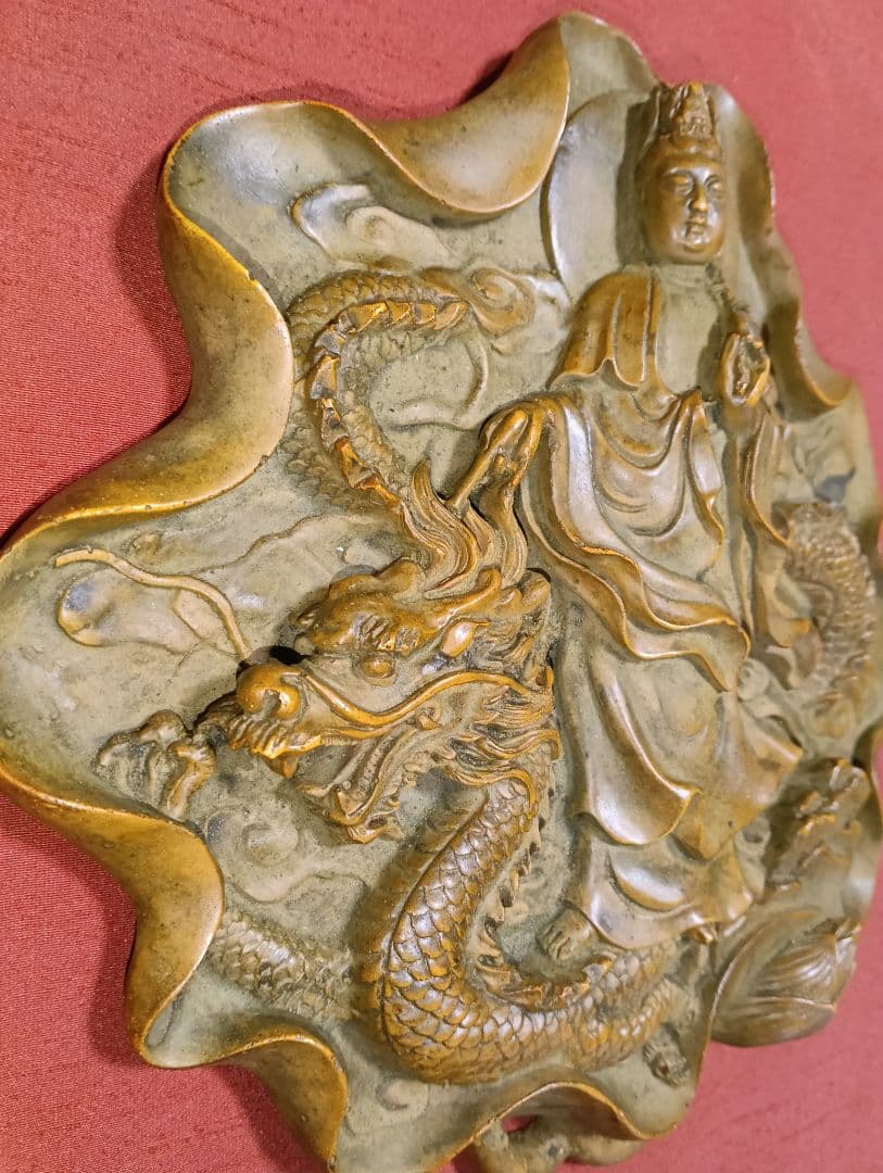 ☆激レア！激安価格！☆騎龍観音菩薩（龍上観音菩薩）