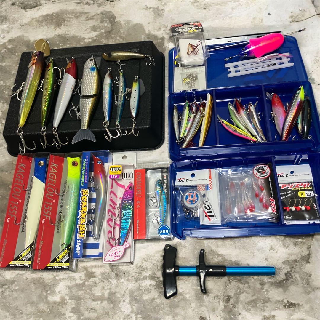 シーバスルアーエギ小物ワームセット