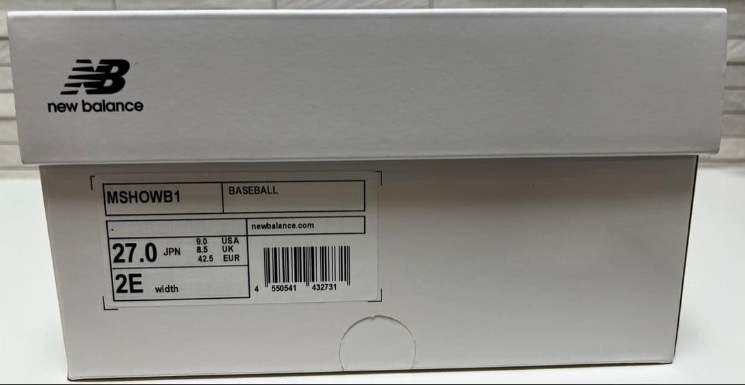 New Balance MSHOWB1 スパイク 27.0cm 大谷モデル 新品