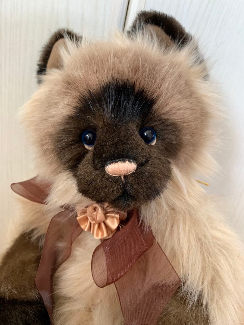 チャーリーベアーズ　テディベア　ネコ　シャムネコ