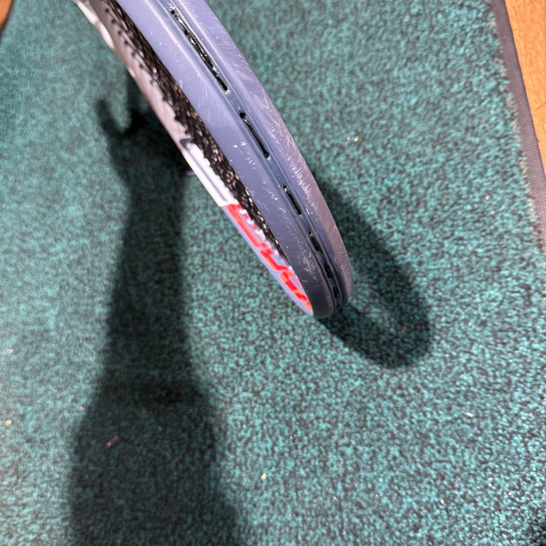 V-01 テニスラケット ホワイト/レッド