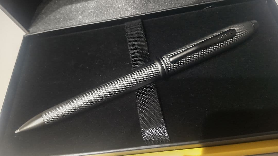 美品CROSS クロス タウンゼント NAT0042-62 ミッドナイトブラック