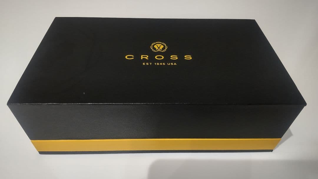 美品CROSS クロス タウンゼント NAT0042-62 ミッドナイトブラック