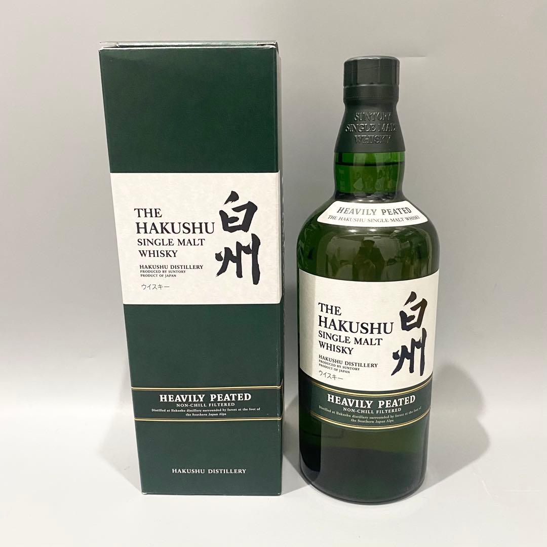 未開封 白州 ヘビリーピーテッド サントリー シングルモルトウイスキー