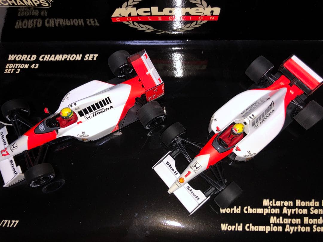 ミニチャンプス McLaren Honda MP4/5B MP4/6 セット