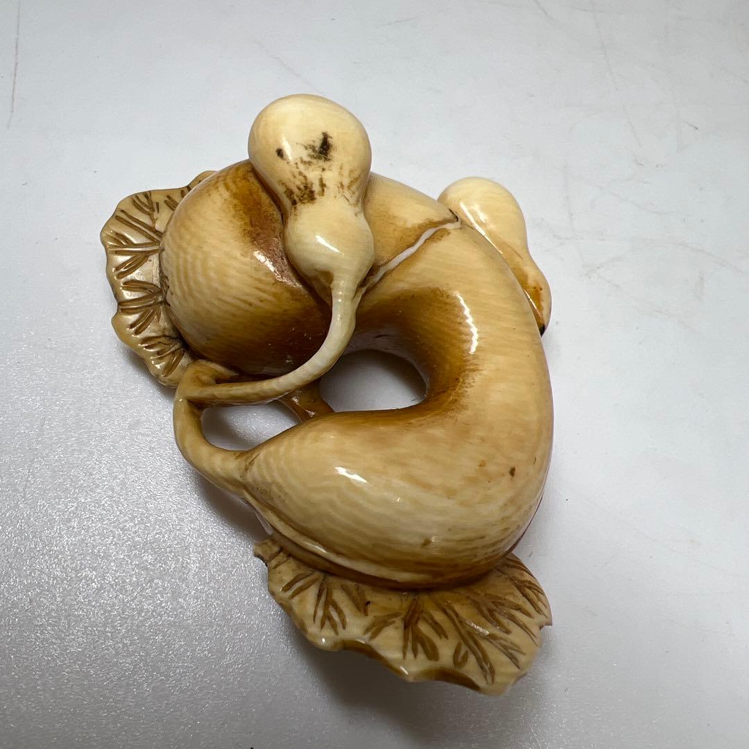 寛在銘　極上ヘチマ根付　30g 東Y8-0114☆2F