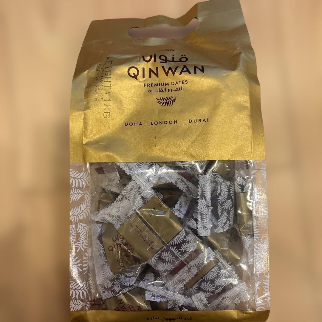 QINWAN プレミアムデーツ 1kg 袋入り　未開封