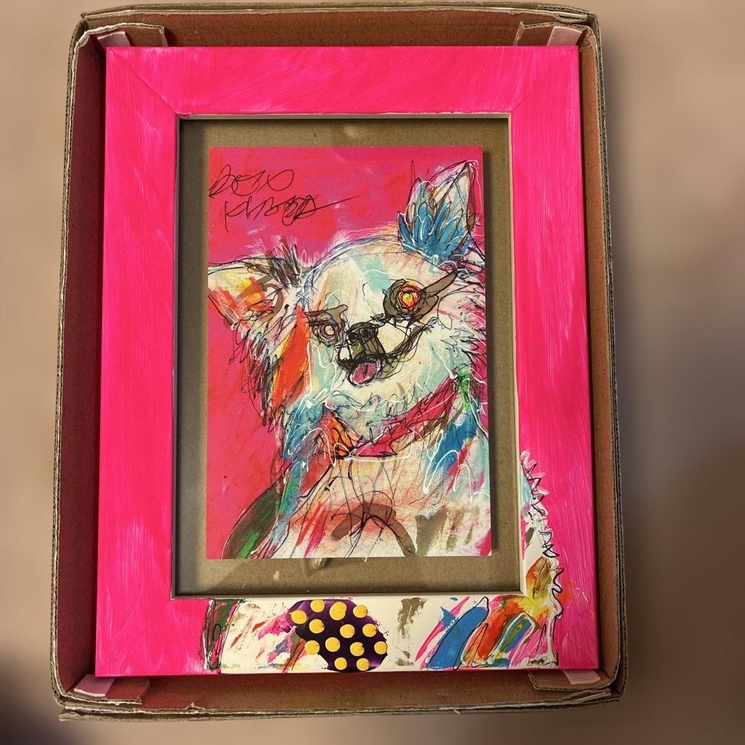 NAOTO KITAMURA 犬のアートポストカード