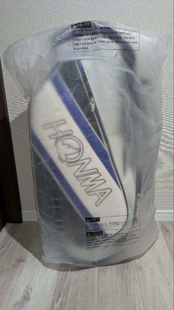 HONMA キャディバッグ ホワイト/ブラック/ブルー