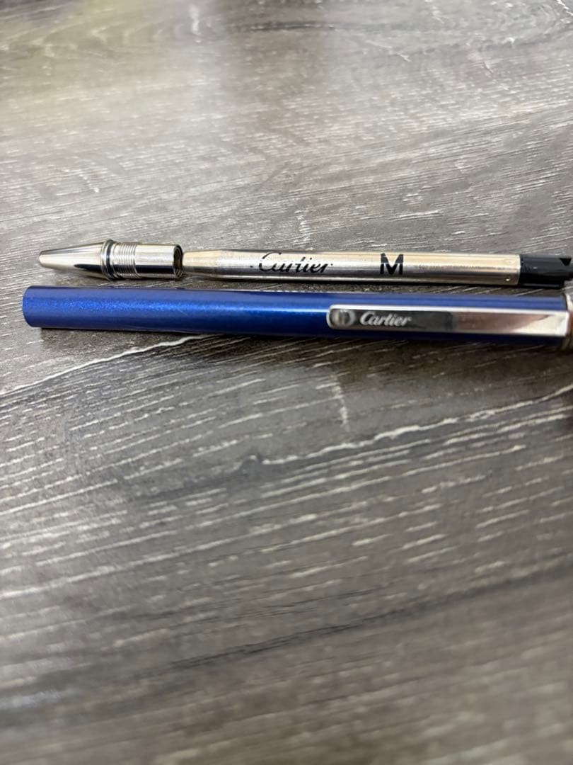 カルティエ　ネイビー ボールペン 本体