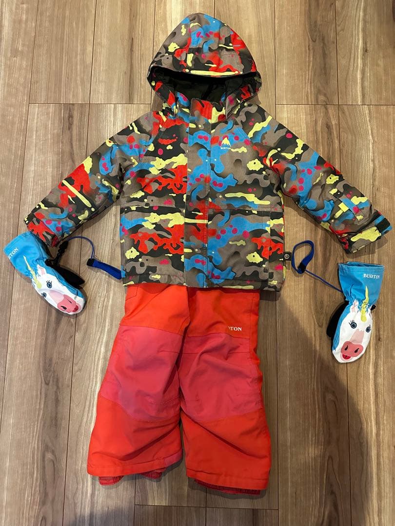 バートン迷彩スノーウェア　３Ｔ　４Ｔ　スキーウェア