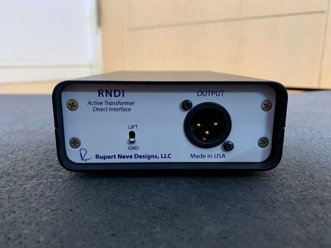 Rupert Neve Designs RNDI ダイレクトボックス