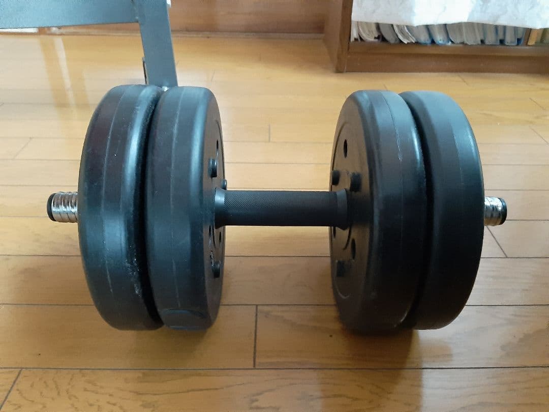 バーベル/ダンベル　ラックとフラットベンチセット