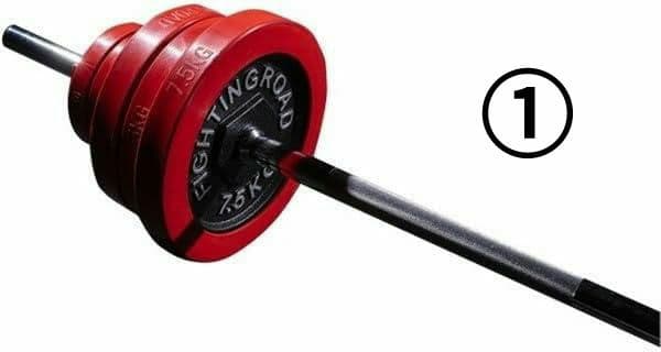 バーベル/ダンベル　ラックとフラットベンチセット