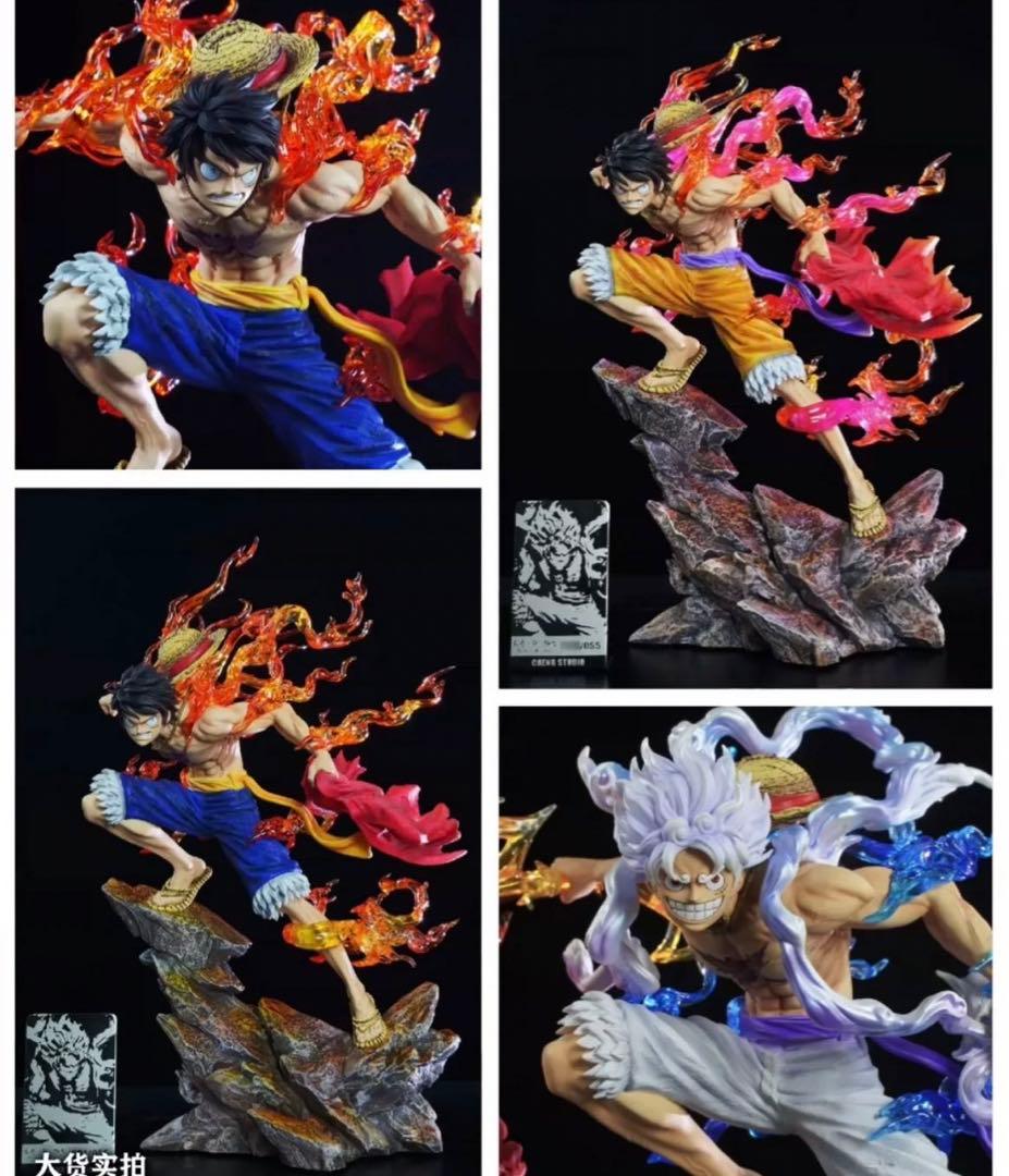 ワンピース ニカ ルフィ ガレージキット ガレキ スタチュー⑦⑥