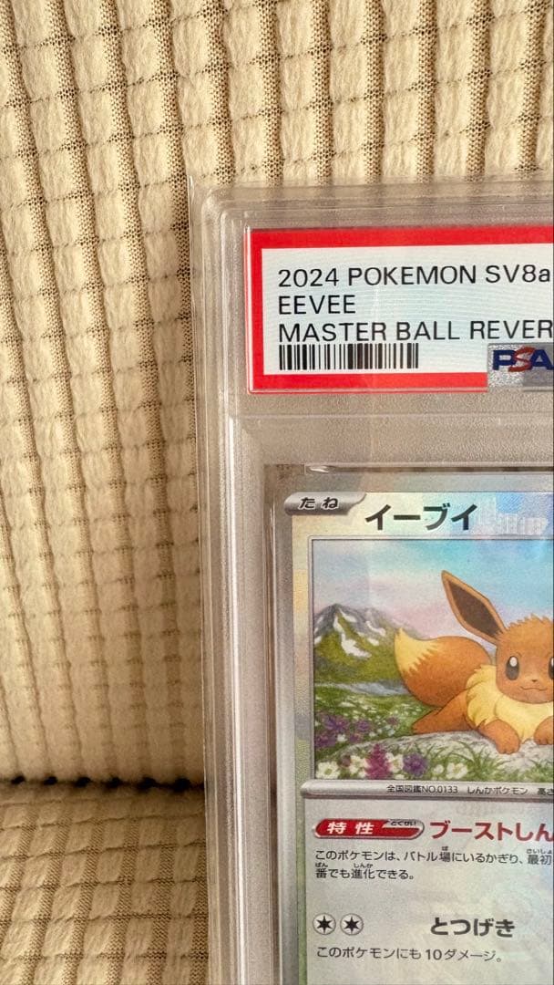 z*n様 PSA10 イーブイ マスターボールミラー SV8a 125/187