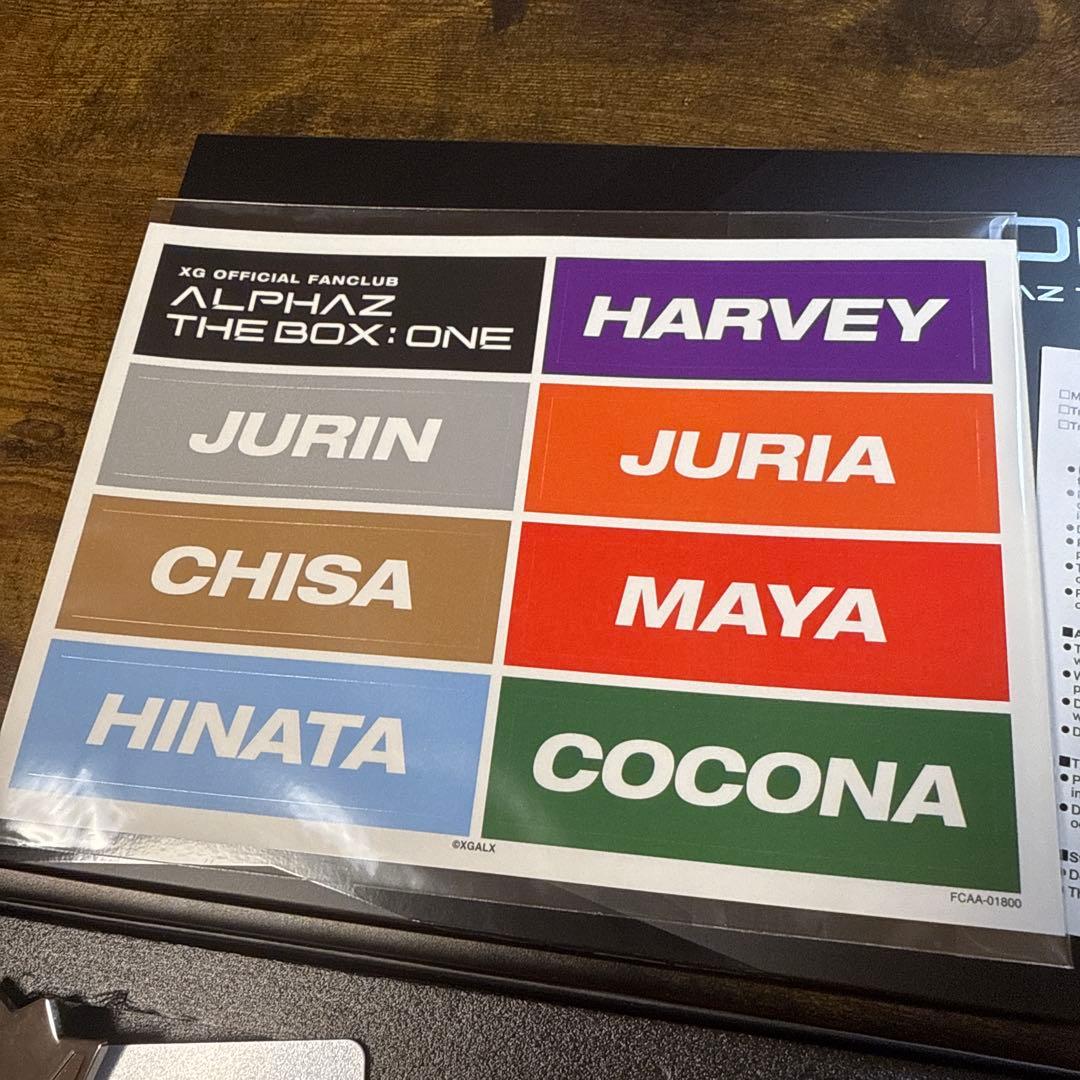 新品XG ALPHAZ PREMIUM THE BOX ONE