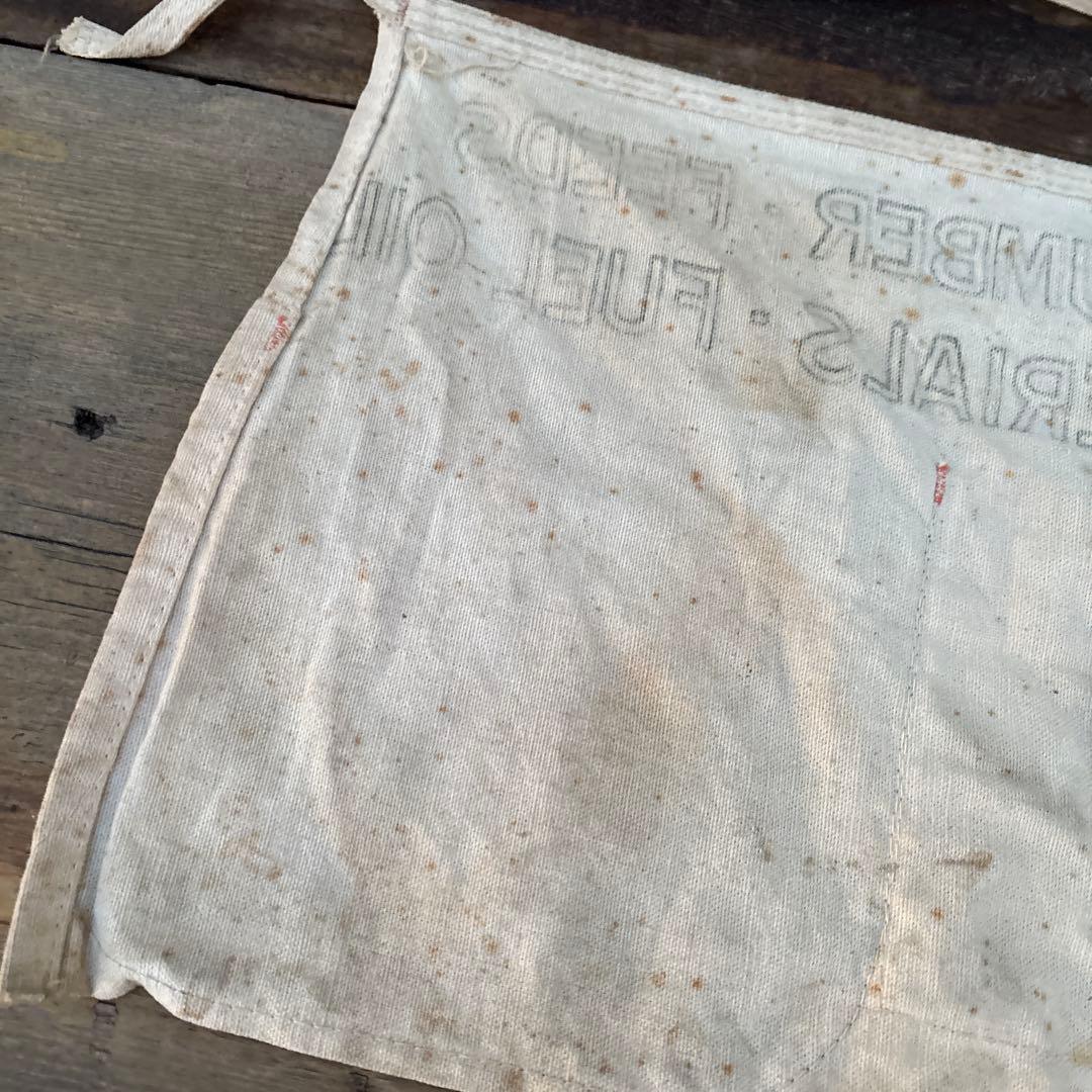 アメリカ ヴィンテージ ワークエプロン Stauffer 当時物