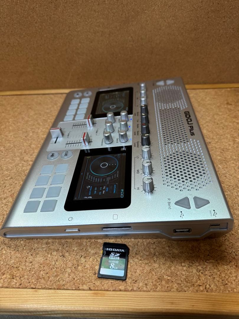 JD Sound ポータブルDJシステム GODJ PLUS (シルバー) 美品