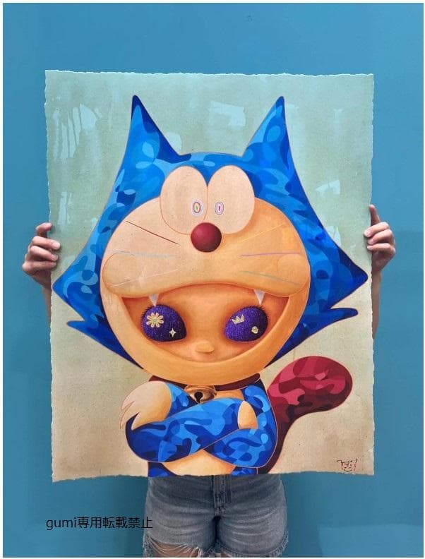 RYOL アートプリントDoraemon On Felix Silhouette