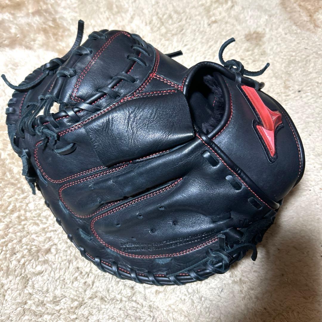 ⚾️ミズノ　WILLDRIVE　キャッチャーミット　右投げ　黒　捕手用