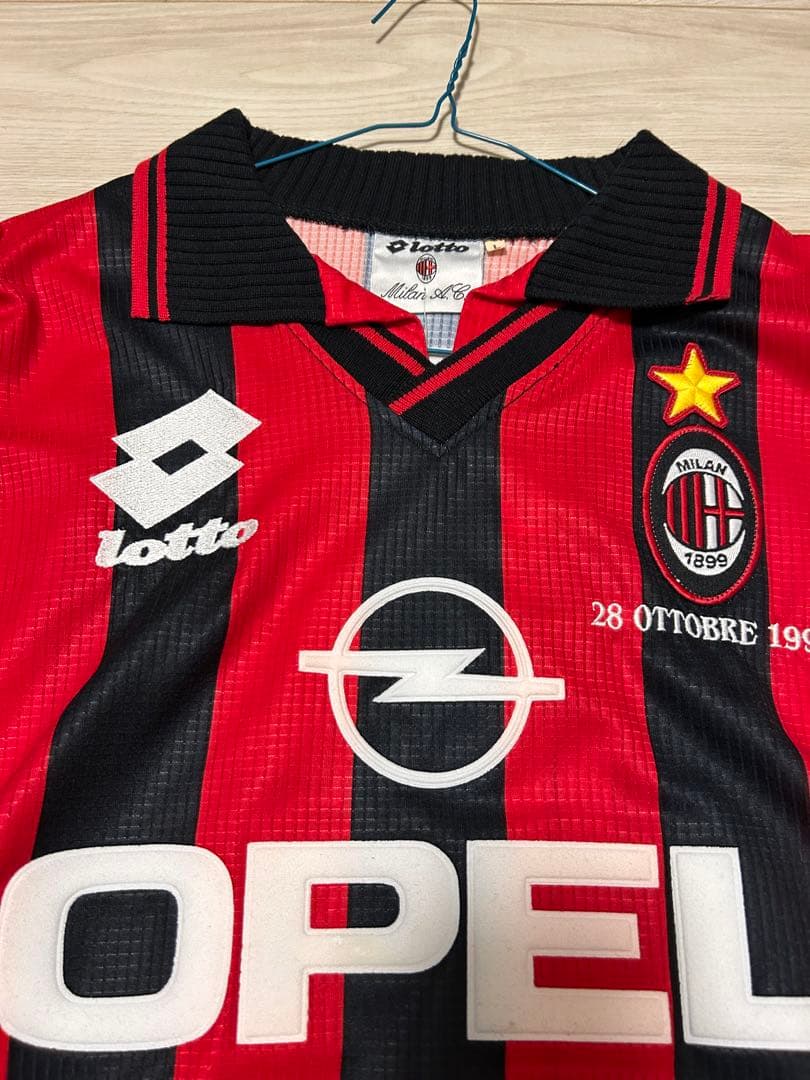 レア！ミラン　バレージ選手引退試合　ユニフォーム　当時物　正規品
