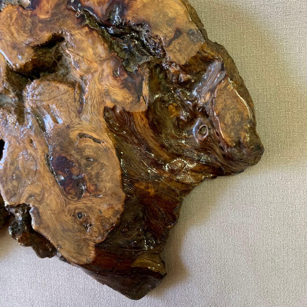 自然形状座卓　花台