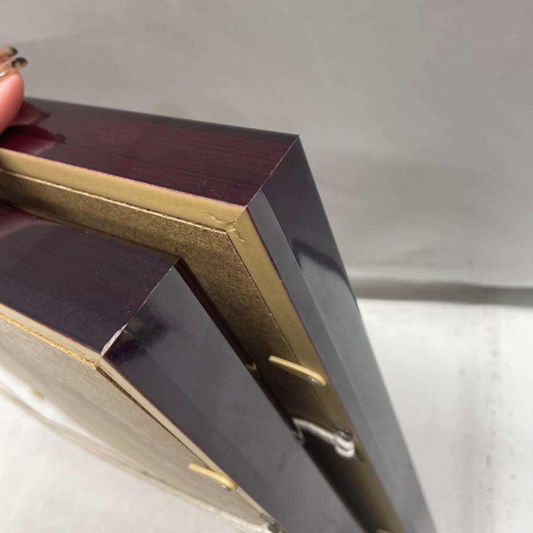 両界曼茶羅　胎蕆界曼荼羅　色紙　額縁付き