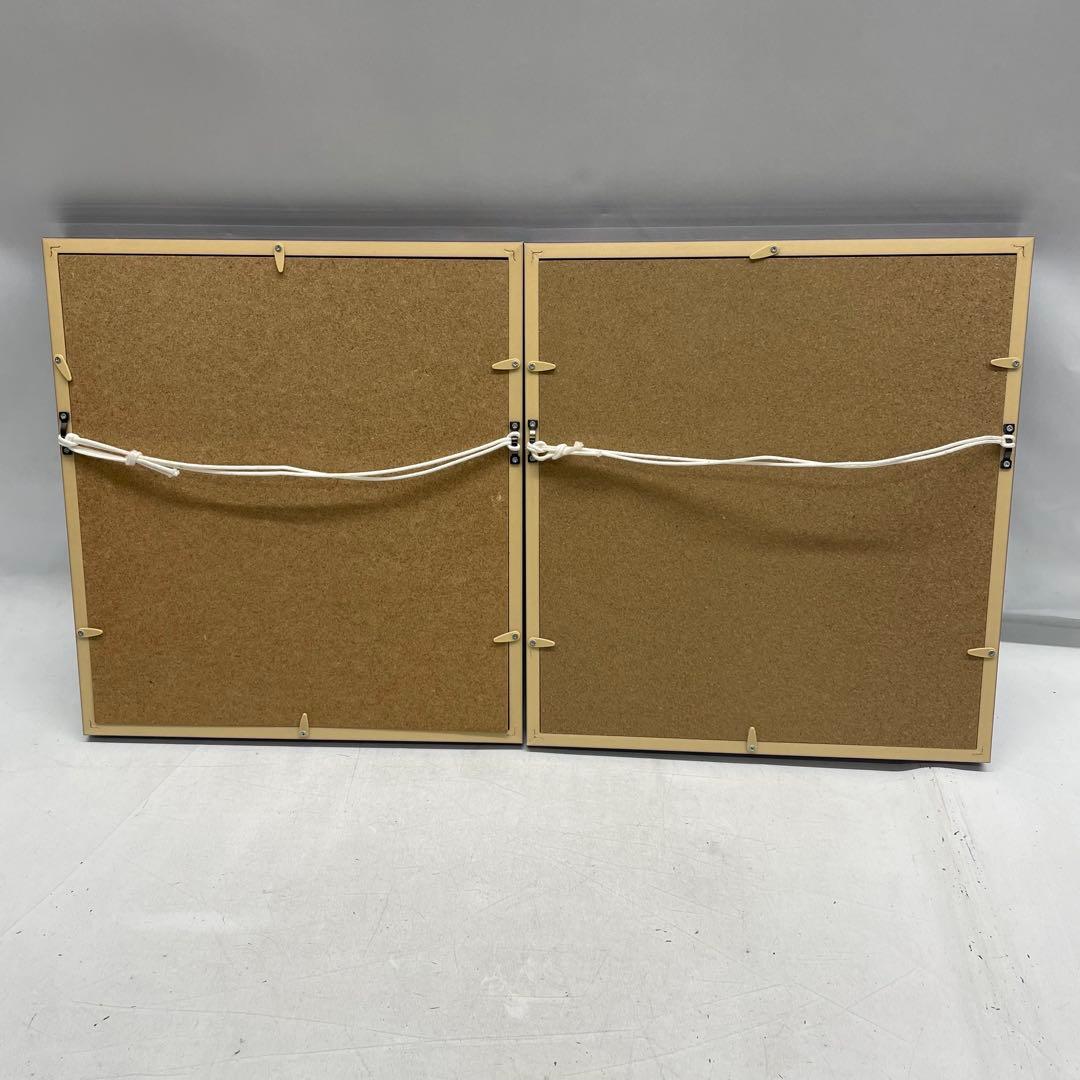 両界曼茶羅　胎蕆界曼荼羅　色紙　額縁付き