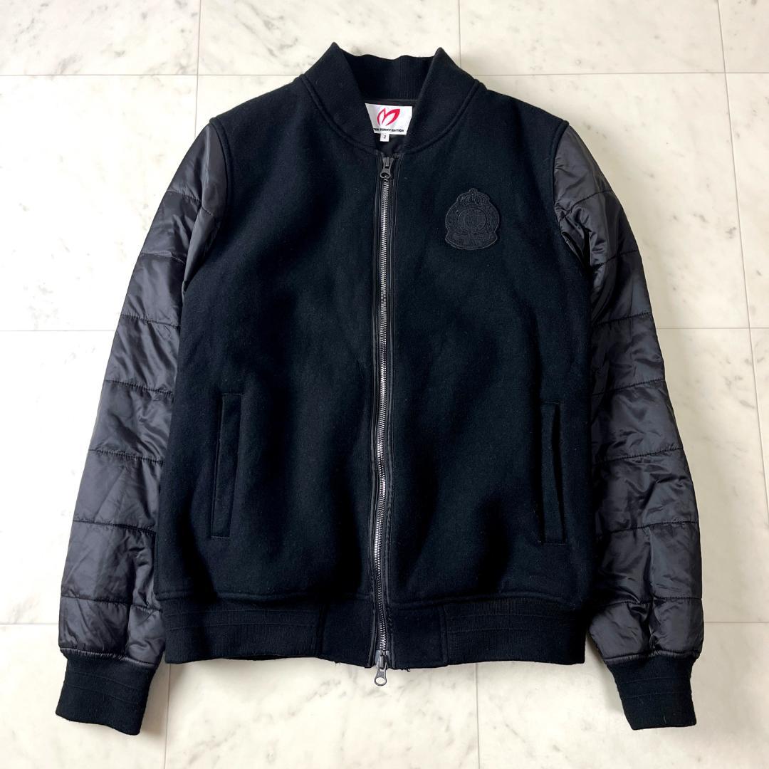 マスターバニーエディション 2 キルティング ニット MA-1 ブルゾン 黒